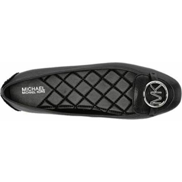 Michael Kors Women Black Leather Flat Shoes US 6.5 - Picture 3 of 5